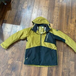 O'Neill Men’s XL ski/snowboard Jacket - Olive and Black nearly new